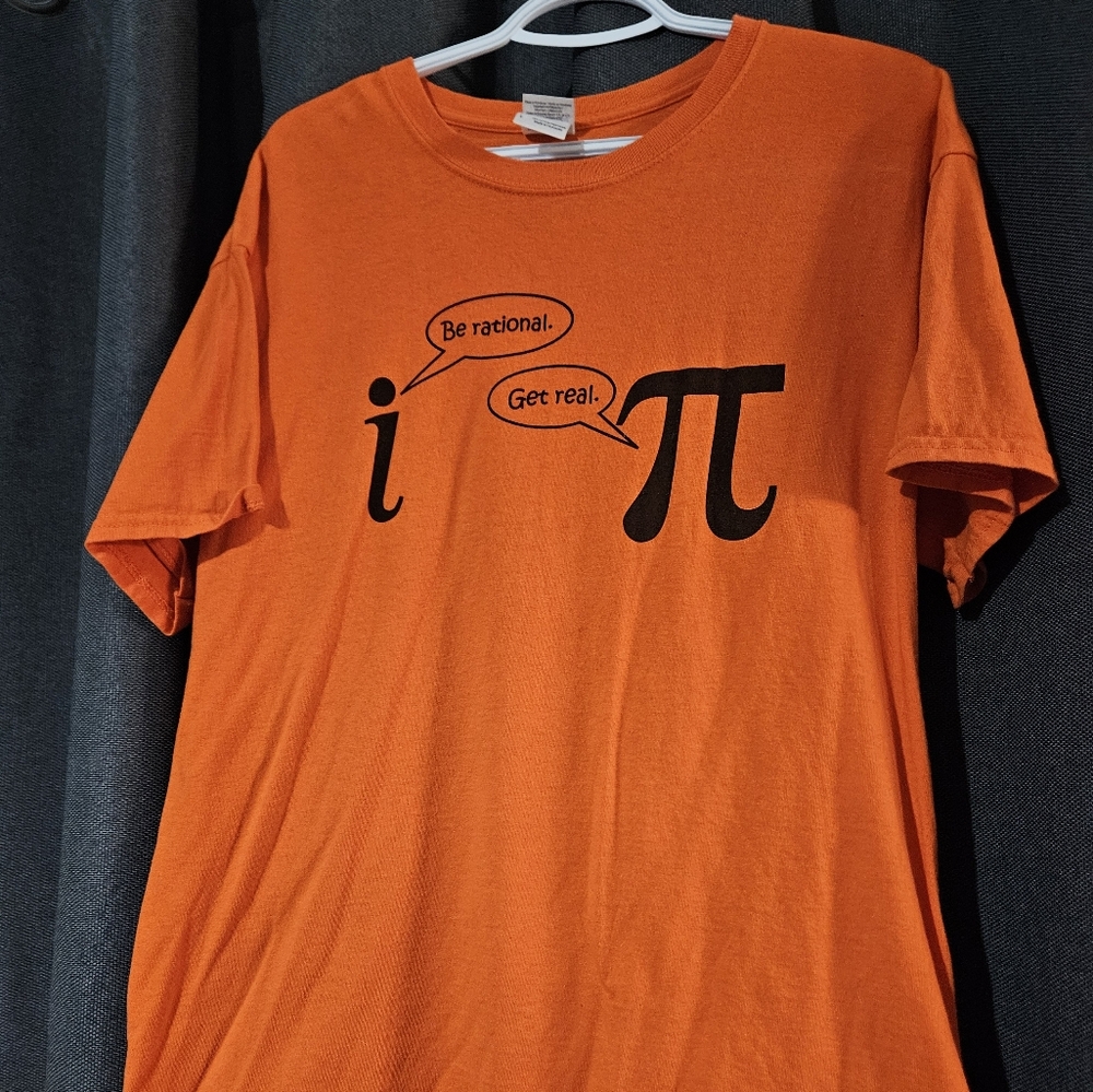 Gildan Orange Math Graphic Tee